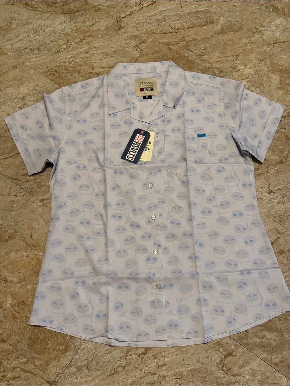 RSVLTS - WallE - Women’s Short-Sleeve Button-Down Shirt